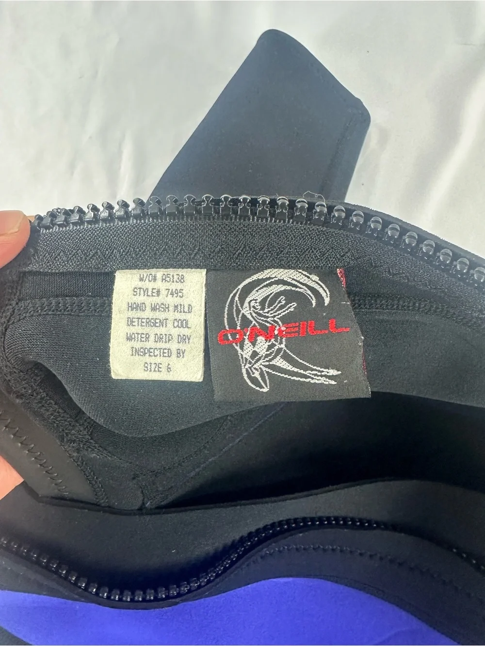 O’Neill Short Sleeve Full Length Wetsuit Purple/Black - Excellent Condition